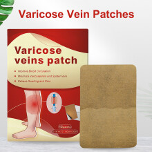 Relieve Varicose Veins Patch Reduce Swelling Natural Herbal Extracts Deep Penetration Breathable Fabric Safe For Skin Treatment Suitable For Long Sit