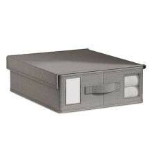 Contenitore Versatile In Tessuto Non Tessuto Oxford per Biancheria da Letto, Vestiti e Coperte - Set Organizer per Guardaroba e Casa