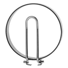 Stainless Steel Egg Ring Mold Non-Stick 8.5x7.5cm Black