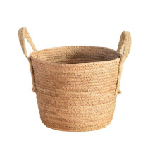 Woven Handheld Flower Baskets Rattan Plant Pots Plant Pots Storage Baskets Home Decoration Flower Baskets B