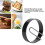 Stainless Steel Egg Ring Mold Non-Stick 8.5x7.5cm Black 10