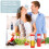4 St Squeeze Bottles Refillable 20 Oz, Inverted Plastic Tip Large Valve Dispenser Condiment Squeeze Bottle 5