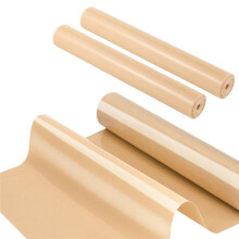 Silicon Bakmatta Roll-12 Tum X 10FT Icke Stick Värme Bakmattor, No Slip Återanvändbar Frystorkmatta, Bakverksmatta, Bänkskiva