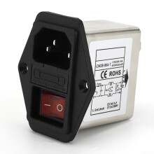 Potential Test Voltage Capable 230V AC For EMI Power Filter Integrated IEC Module CW2B6ARed Electronics Use
