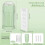 Ice Cake Tray with Rotatable Cup and Dust Cover,Square Reusable Ice Cake Mold for Drinks, Juice, Whiskey 6