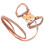 AntiLost Cat Harness with Leash, Adjustable, Escape-Proof, Orange 15