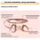 AntiLost Cat Harness with Leash, Adjustable, Escape-Proof, Orange 5