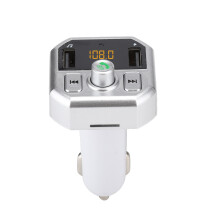 Transmissor FM Bluetooth, Adaptador de Carro, Rádio Sem Fio, Música, Chamadas em Modo Mãos-Livres, Carregamento Rápido, Tecnologia Bluetooth 5.3