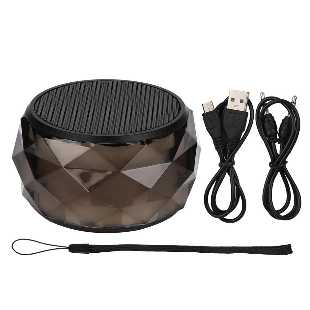 Waterproof Outdoor Design Speaker With Adjustable Color Lights Mini Bluetooth Device Hands Free Calling Function Built In Microphone 9176269426378