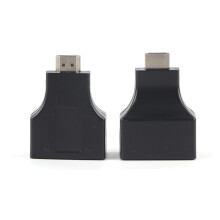Pravouhlý HDMI adaptér, predĺženie HDMI signálu cez káble Cat5e6, podpora 1080P, prenos na dlhé vzdialenosti, HDMI na RJ45, extender so