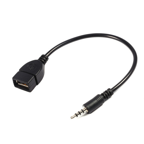 Προσαρμογέας ήχου 3,5 χιλ. σε USB για σύγχρονες συσκευές, αρσενικές σε θηλυκές 1