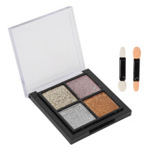 Transitional Day To Night Shades Eyeshadow Quad Cruelty Free Botanical And Vitamin Infused Cosmetics Metallic And Shimmer Finishes Compact And