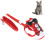 Red Grid Cat Vest with Adjustable Leash EscapeProof Strap (M) 13