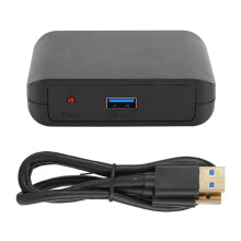Cuibheoir USB go HDMI VGA Monatóir Dúbailte Tacaíocht Windows Mac, Taispeántas Leathnaithe Taispeántas Ilmhonatóir le Fuaim/Físeán Ag an am