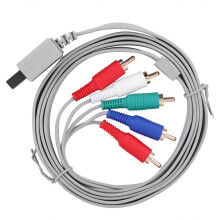 Cavo AV per Nintendo Wii Wii U, cavo AV Component HD con connettori placcati in oro, alta definizione, compatibile con TV, video composito HDTV.