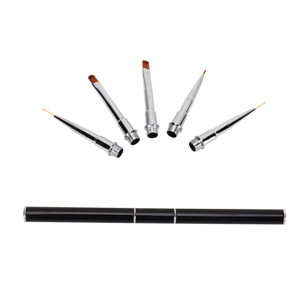 Small Detail Brushes For Nail Drawing And Painting Featuring Polygel Applicator Design And Ergonomic Stylus Handles For Enhanced Control