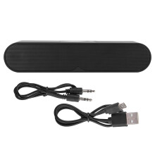 Hi-Fi-høyttaler med overlegen lydkvalitet, bærbar mini-lydplanke for stasjonær datamaskin, bærbar PC, USB-drevne stereohøyttalere,