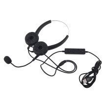Noise Cancelling Headset With Mic, HD Voice Computer Headset For Call Center Business Skype UC - Mute Function Volume Control Universal Compatibility