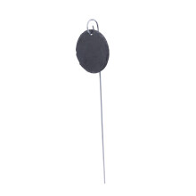 Natural Iron Hanging Garden Marker Sign, Round Plant Label, RustResistant Outdoor Signage For Flower Beds And Pots