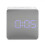 Adjustable Brightness LED Alarm Clock Mirror Surface Digital Clock Large Display Wall Mountable Snooze Function for Bedroom Living Room 5