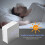Adjustable Brightness LED Alarm Clock Mirror Surface Digital Clock Large Display Wall Mountable Snooze Function for Bedroom Living Room 3