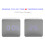 Adjustable Brightness LED Alarm Clock Mirror Surface Digital Clock Large Display Wall Mountable Snooze Function for Bedroom Living Room 2