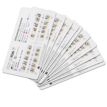 Dental Brackets For Teeth, Accurate Placement Orthodontic Metal Brackets Roth 0.022 Slot Bondable Stainless Steel Easy Arch Wire Changes Durable Anti