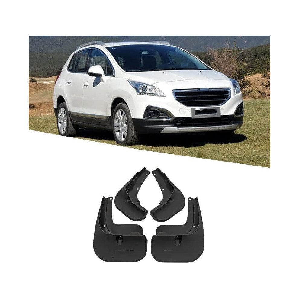 Mud Flaps For Peugeot 3008 20132016 Front And Rear Set Of 4 Splash Guards Fender Flares Accessories Light 9347817434095