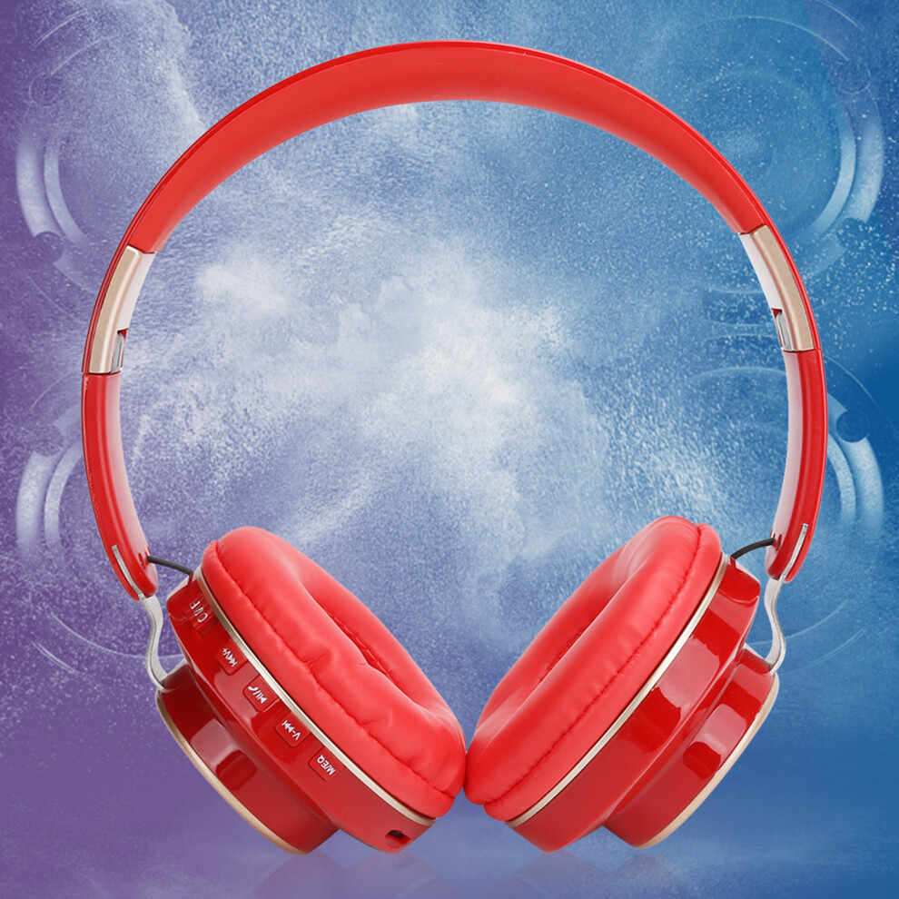 08S Bluetooth Headset, 40Mm Speakers, 6-10H Playtime Red 4641378935004