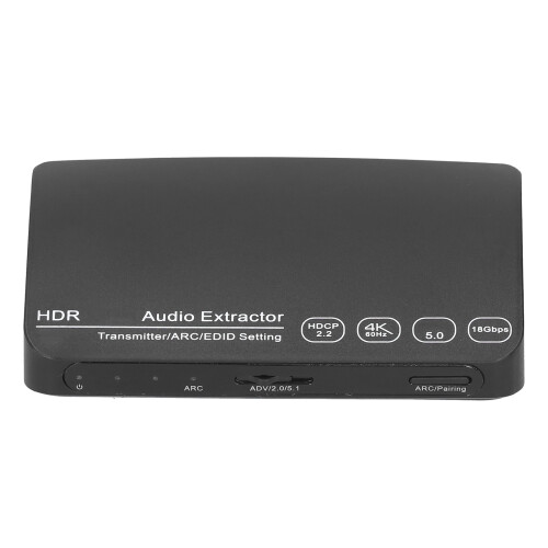 HDMI To Optical Audio Extractor With ARC Function, Digital HDMI Audio Adapter Supporting 4K High Video Resolution And Three Audio Mode Settings 1