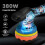Cordless Car Polisher Kit 12V 8Speed Variable Control 125mm Buffer with 2 Fast Charging Batteries 4