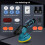 Cordless Car Polisher Kit 12V 8Speed Variable Control 125mm Buffer with 2 Fast Charging Batteries 2