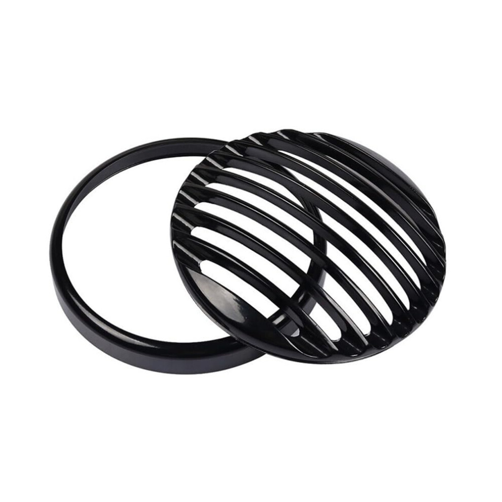 Motorcycle Headlight Cover Grill For Harley Sportster Xl 883 1200 Iron 883 5 3/4 Inch Black 9199774004152