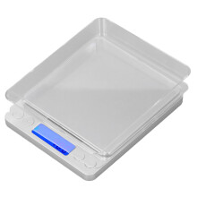 Báscula de cocina delgada I-2000 3 kg 0,1 g LED azul