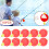 10pcs EVA Fishing Foam Spring Float Bobber Kit, Round, Solid, Multi-Purpose 8
