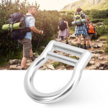 Climbing Load Bearing Aluminum Alloy D Ring Seat Belt Connection Heavy Duty