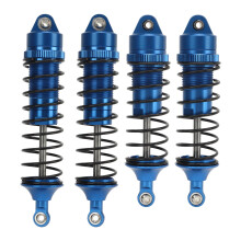 Amortisseurs en alliage d'aluminium à haute résistance pour voiture RC Slash 4x4, Bleu foncé