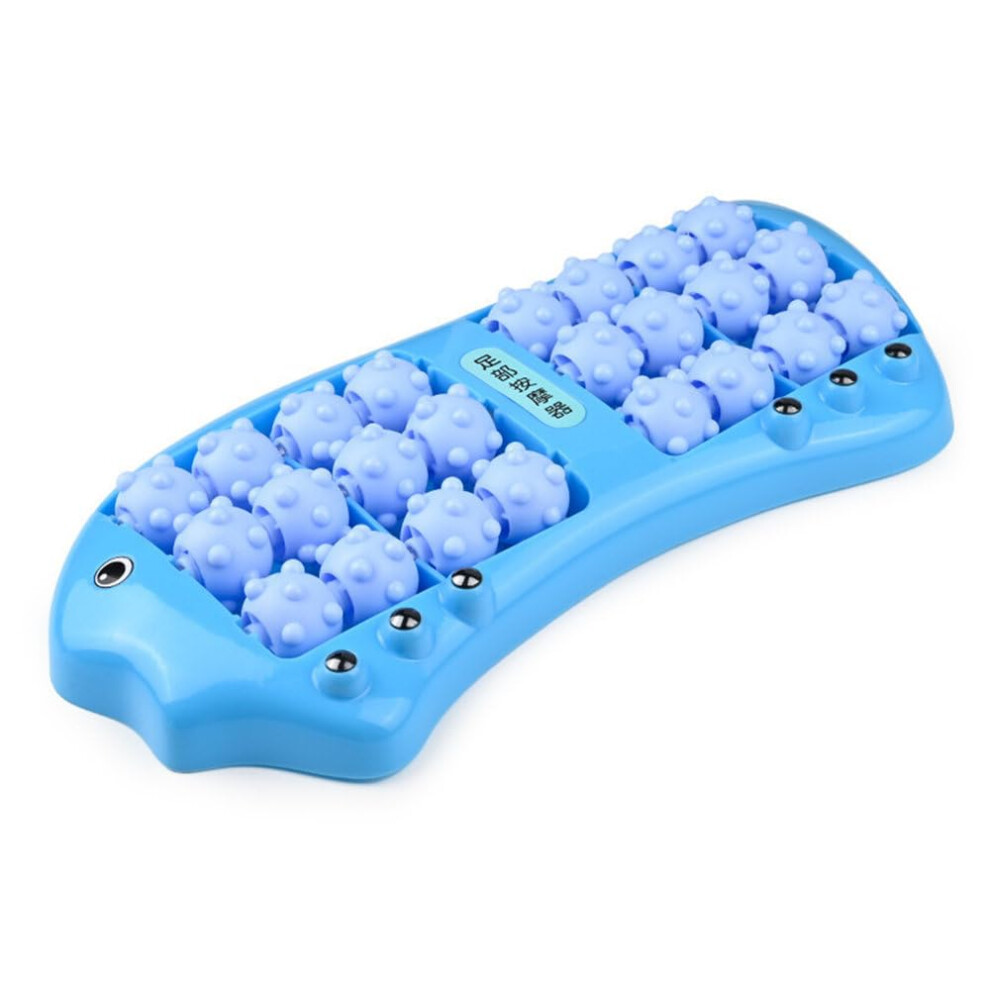 Foot Massager With Magnetic Beads Roller Meridian Massager Blue 1 Piece