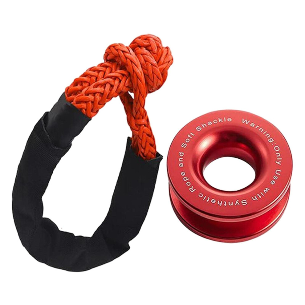 Car Recovery Soft Shackle 55000Lbs Towing Winch Rope For Suv Truck Offroad Rescue 9094768788202