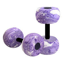 Aquatic Dumbbells 2Pack For Pool Exercise Camouflage Purple Swimming Recovery For Adults Seniors Women