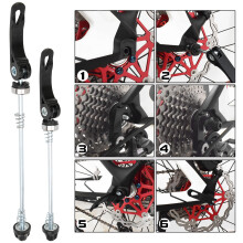 Front & Rear Alloy Bicycle Quick Release Skewers for Road & Mountain Bikes