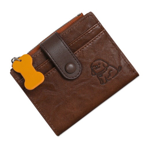 Geldbörsen für Damen und Mädchen, Kartenhalter,-Kaffee
