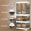 Plastic Storage Box with Doors, Large Collapsible Container, Stackable Design with Wheels for Closet Organization and Easy Mobility 2