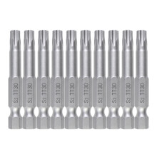 10-teiliges Blüten-Schraubendreher-Bit-Set,-10 Stück 50L TT30