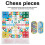 Portable Kids Flying Chess Board Game with Sturdy Plastic Components 3