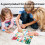 Portable Kids Flying Chess Board Game with Sturdy Plastic Components 6