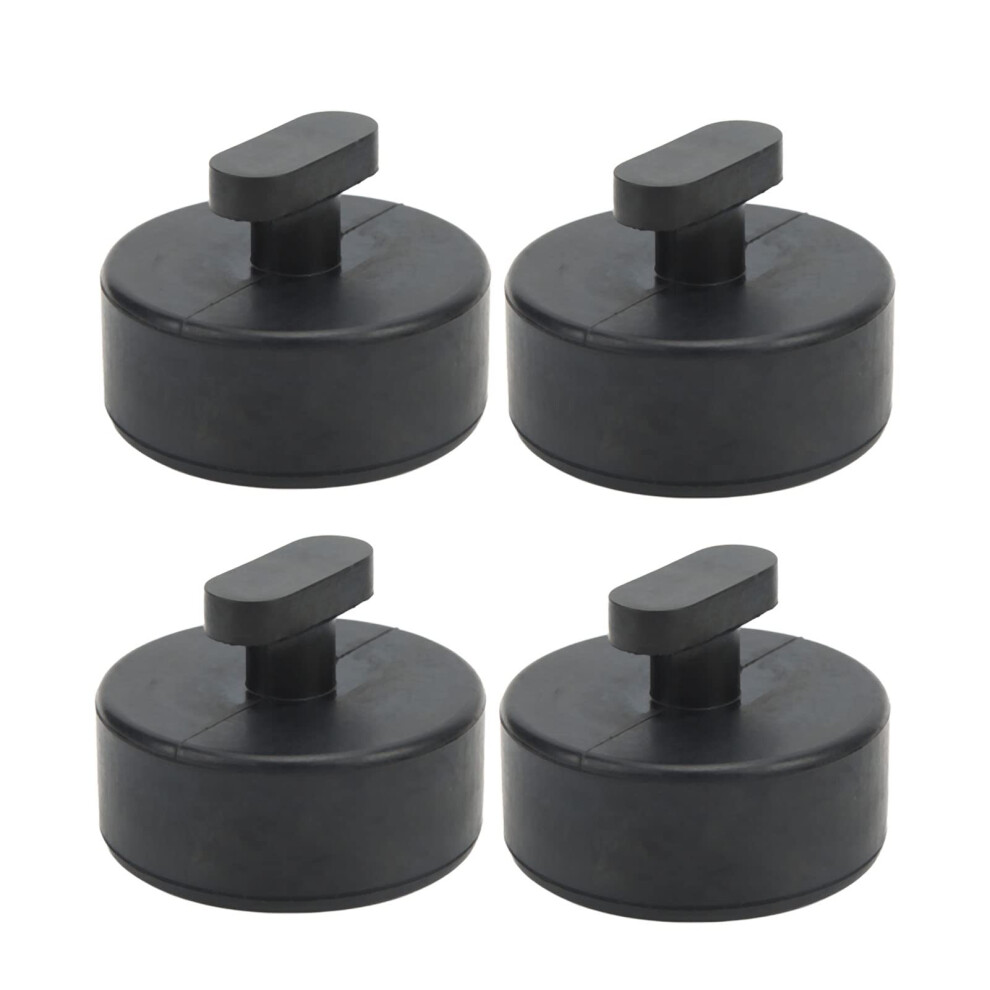 Rubber Jack Puck Kit, 4Pcs Jack Pad Pucks For Corvette C5 C6 C7 C8 Gs Z, High Friction Support Pads, Durable Rubber Material 9199774005593