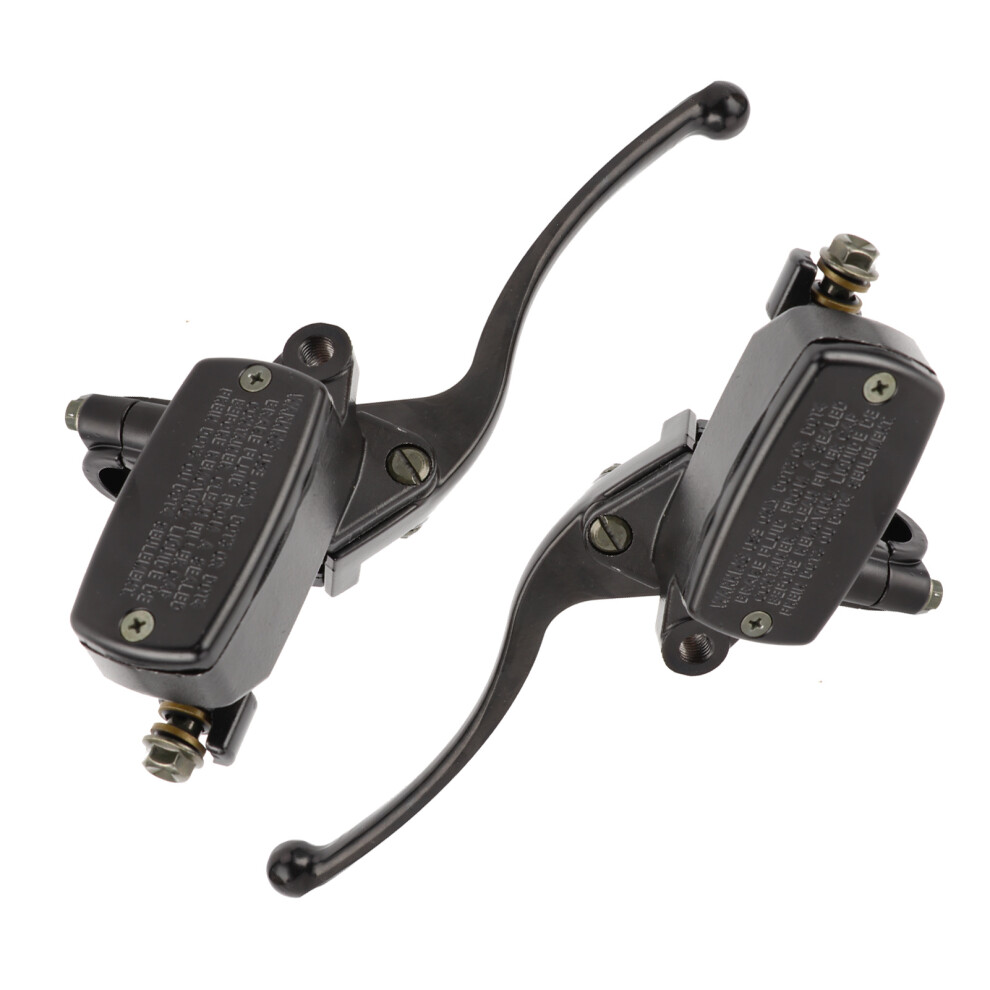 Aluminum Hydraulic Brake Clutch Master Cylinder For 7/8In Handlebars Black 4941378943604