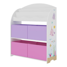 Tijdloos design rek woonkamer slaapkamer opbergmeubel voor kinderen met oceaanmotief 98 x