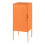 Table de chevet - HELLOSHOP26 - Modèle orange - Acier - 82 x 35 x 35 cm - Verrouillable 1